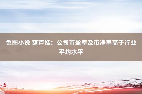 色图小说 葫芦娃：公司市盈率及市净率高于行业平均水平